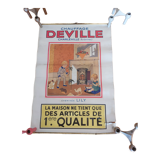 Lithographed poster heating Deville