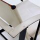 Ensemble de 2 fauteuils post-modernes en cuir et acier 1970