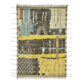 Hand-Knotted Tribal Unique 208 cm x 308 cm Multicolor Wool Carpet
