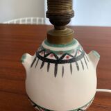 Vintage ceramic tripod lamp foot