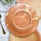 3 Small Vintage Stoneware Plates Vallauris