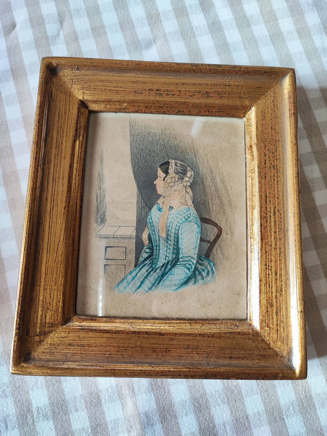 Paire de dessins de J. Mosely 1846