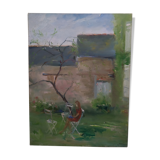Oil on canvas