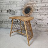 Vintage rattan dressing table