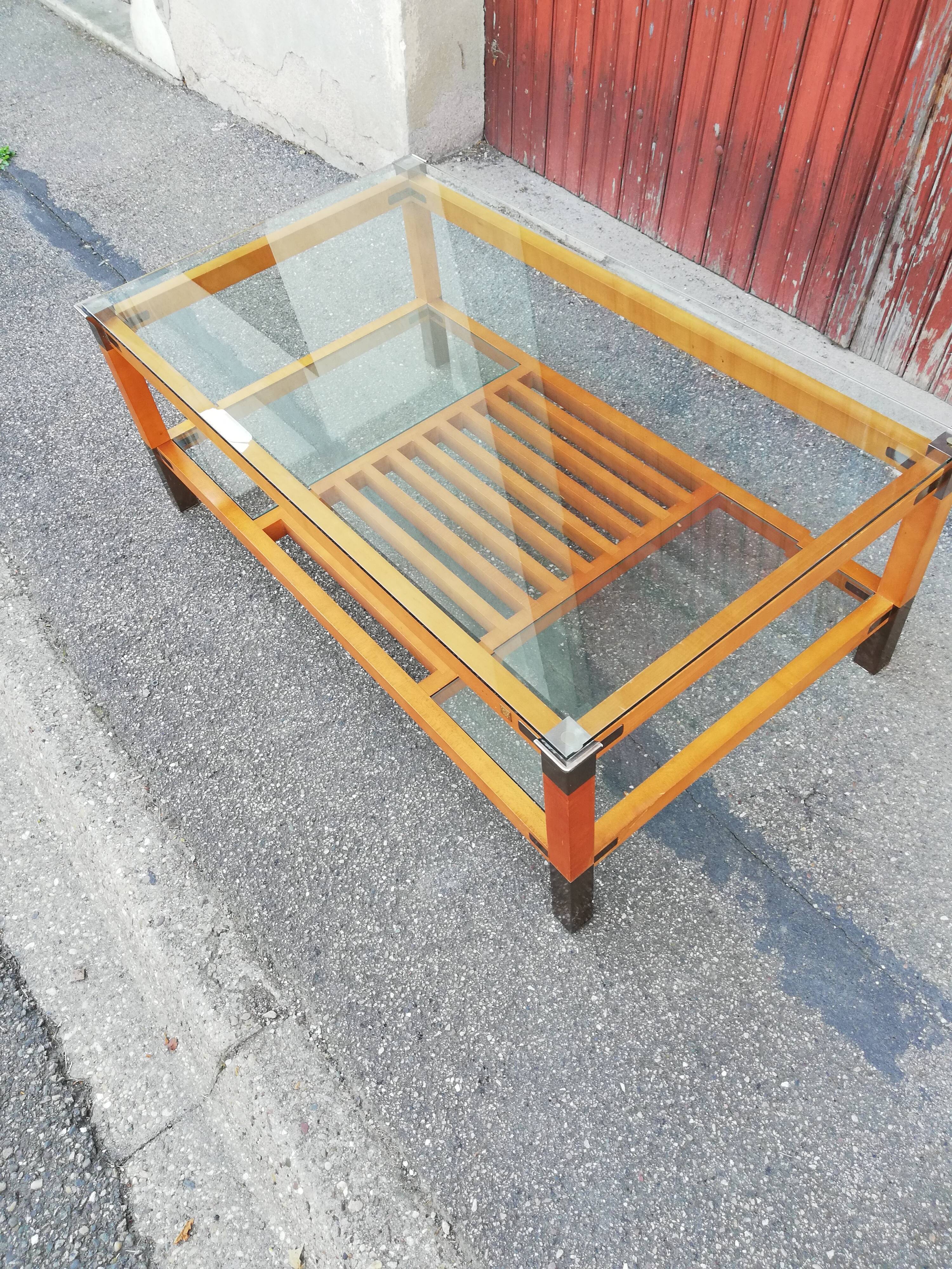 Table basse vintage Pierre Vandel Paris