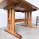 Mountain furniture table made of solid pine