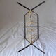 Vintage black scoubidou metal magazines door yellow