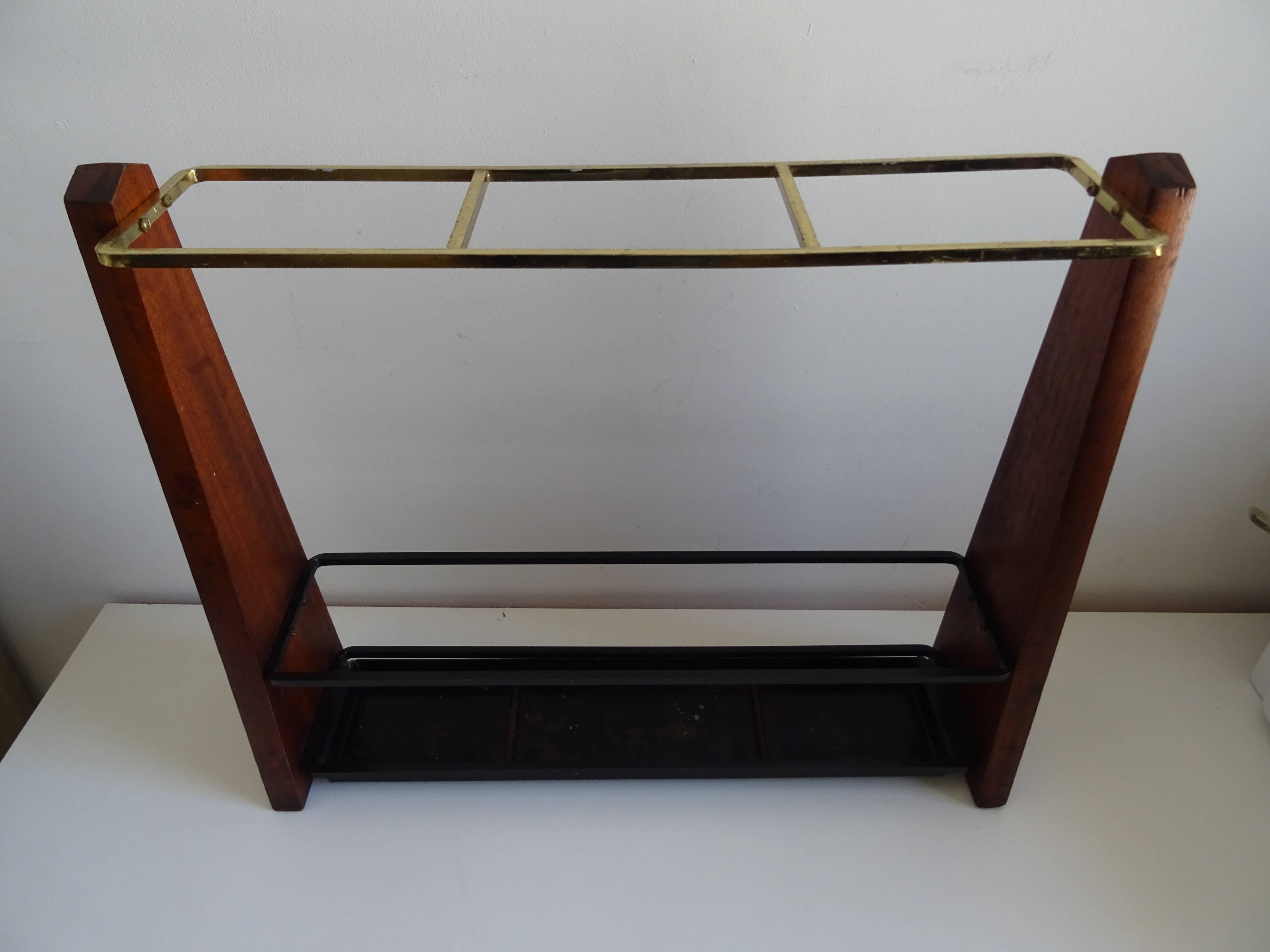 Vintage umbrella holder Scandinavian design 60 70