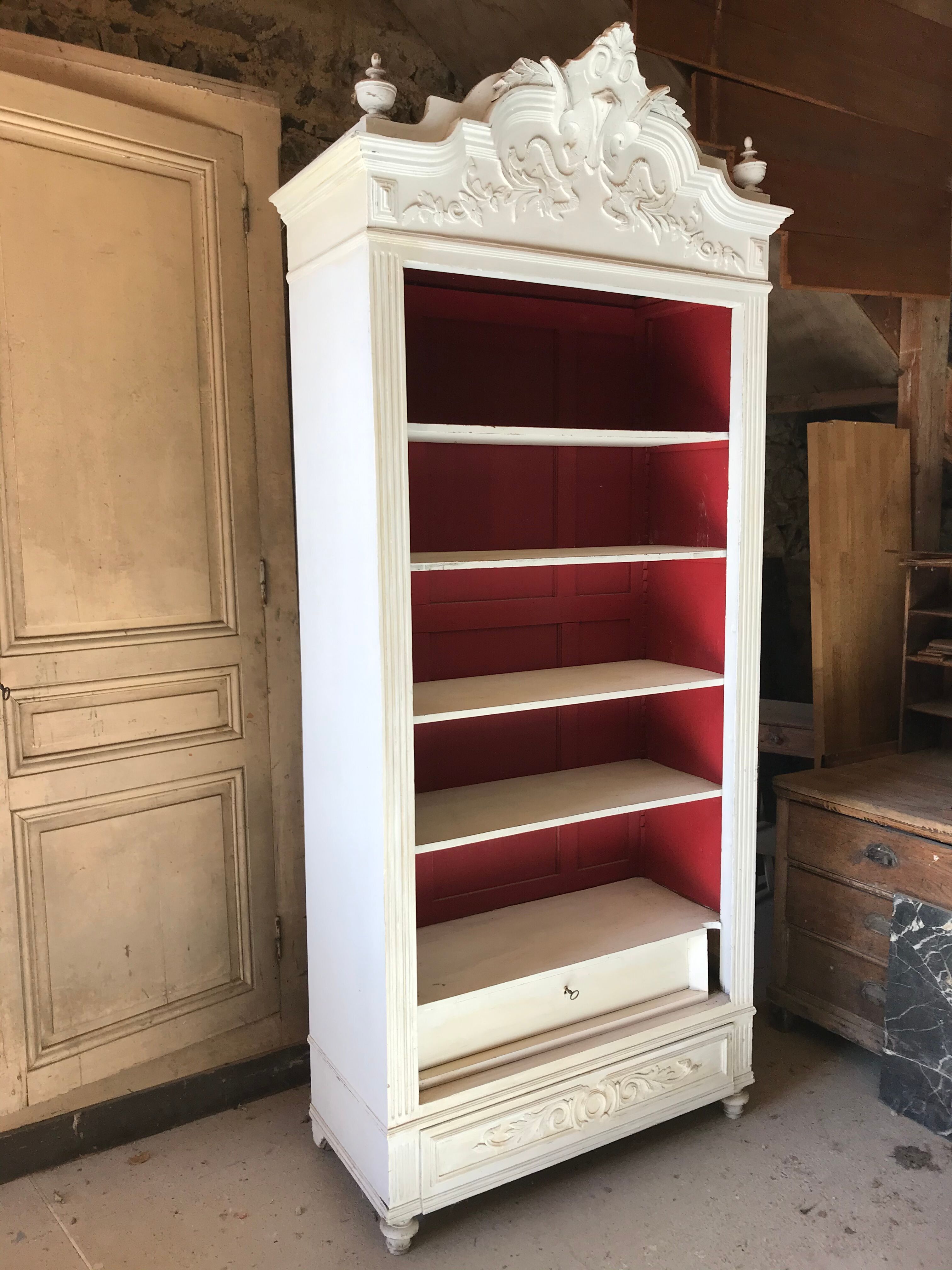 Painted Louis XV wardrobe