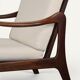 Scandinavian lounge chair in solid teak, 1960s