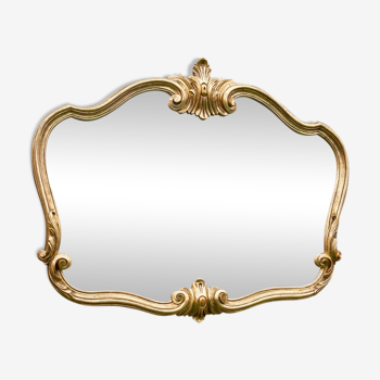 Miroir doré 76x63