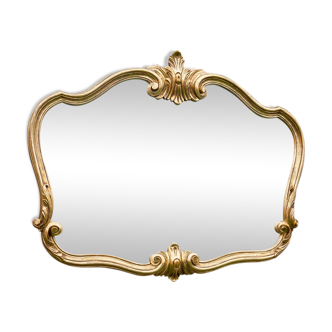 Vintage golden mirror 76x63