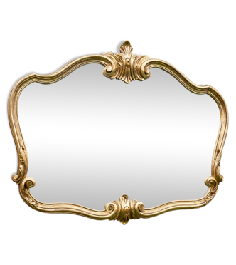 Miroir doré 76x63