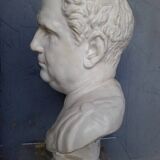Vitellius plaster bust 60cm th mid 20th century