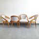 Suite de 4 chaises de Charles Ramos 1950