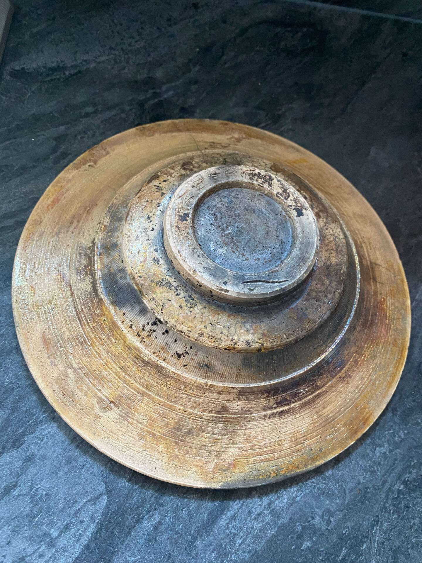 Magnificent raku ceramic bowl