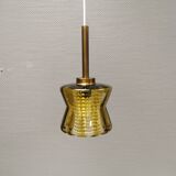 Lampe suspendue suédoise par Carl Fagerlund pour la verrerie Orrefors, années 1970.