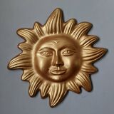Golden terracotta sun handmade boho bohemian wall decor