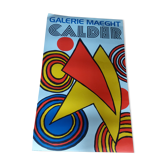Calder lithographed poster, Maeght Gallery