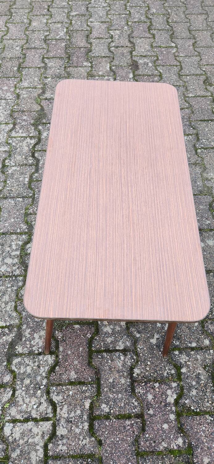Table basse formica et bois massif