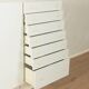 Expressive chest of drawers set by interlübke, 1960s, white, vintage