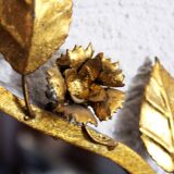 Old candlestick mirror gilded with leaf
