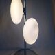 Italian design lamp Fabas Luce – Double adjustable pebble – Chrome &