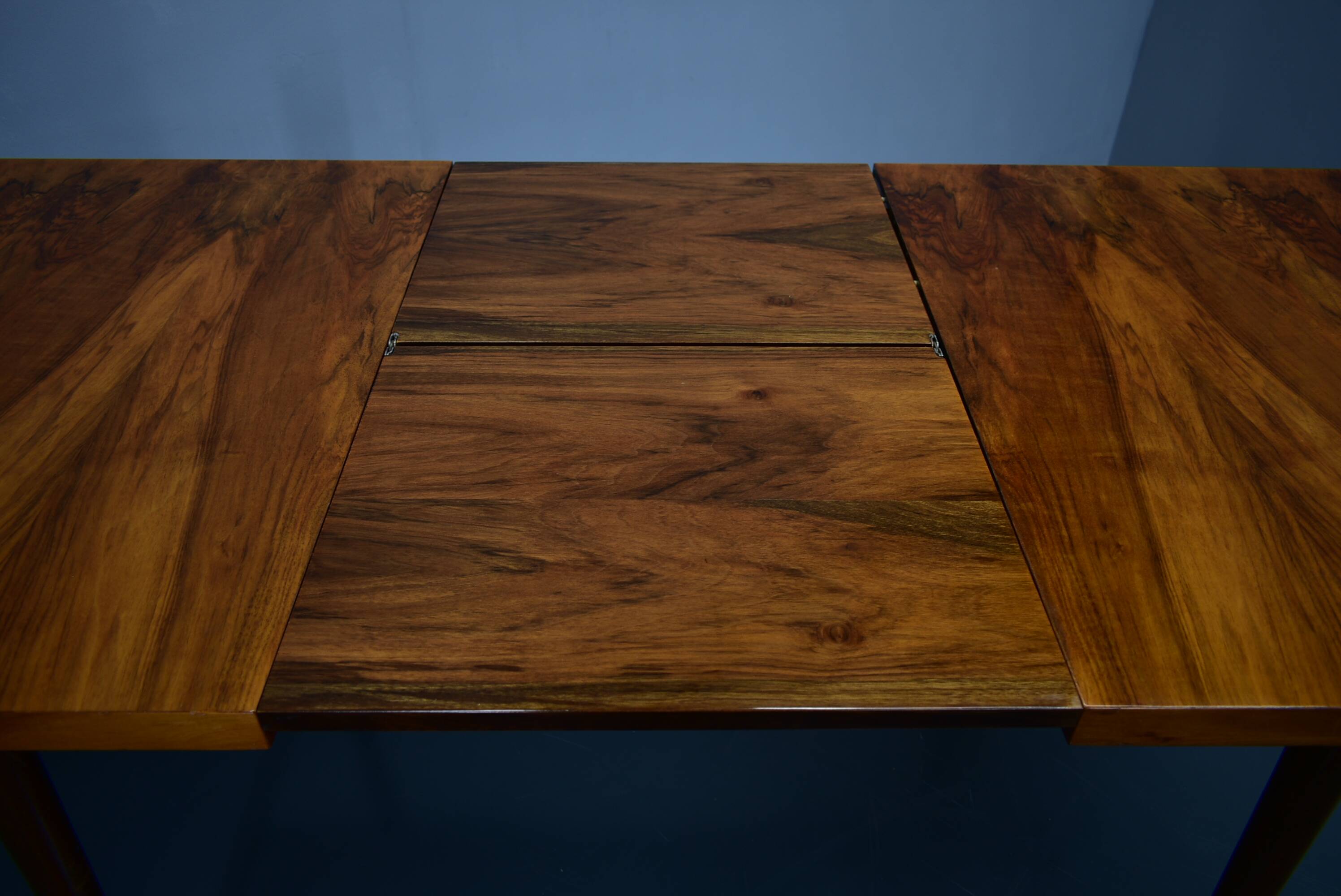 1960s Antonin Šuman Extendable Dining Table in Walnut, Czechoslovakia