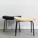 Pair of footrests "taureaux" by Pierre Guariche for Meurop 1960s