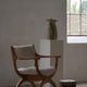 Henning Kjærnulf, Oak and lambswool armchair, "Kurul" model, Mid-century, 1960s