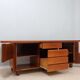 Enfilade vintage en noyer Mobil Girgi années 1970
