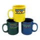 Lot de 3 mugs en céramique Staffordshire Tableware