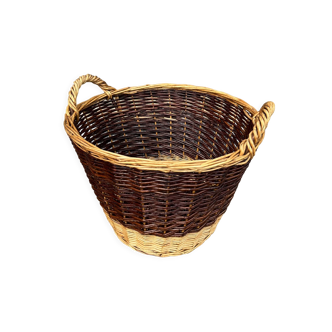 Old wicker pan