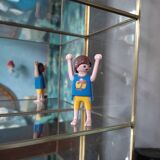 Glazed brass shelf to install