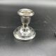 Pair of antique sterling silver candlesticks - English silversmith - 1934