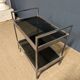 Space Age style rolling trolley