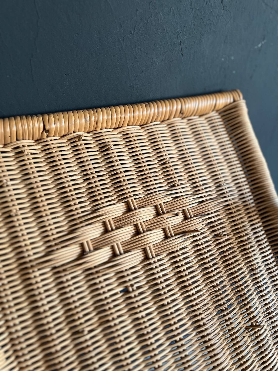 Wicker armchair