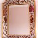 Eglomised glass mirror 75 X 60 cm