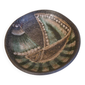 Swedish ceramic dish by Elsi Bourelius