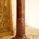 Pair of antique copper candlesticks