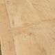 Natural wood farmhouse table