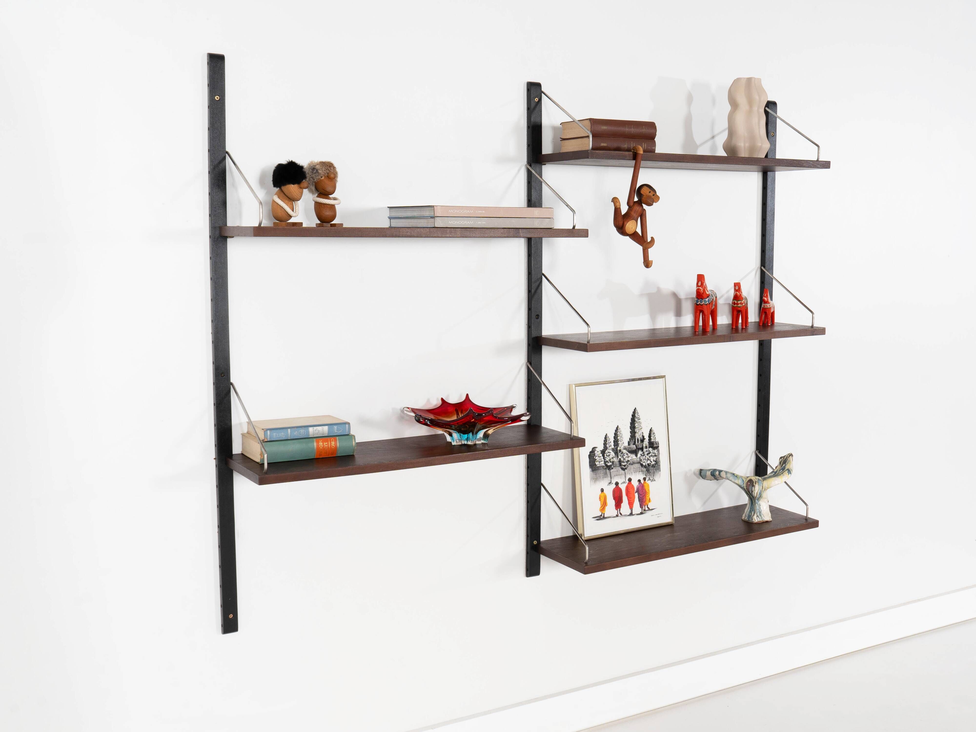 Modular shelving unit, Danish design, 1960s, designer: Poul Cadovius
