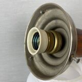Lampe à suspension en forme de poire en verre d'art de style Mazzega 1970