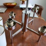 Sciolari 4-light chrome and rhodium lustre from the 1970s.