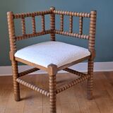 Chaise d'angle restaurée