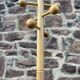 Scandinavian Space Age 1980s Parrot Coat Rack Mid-Century Spiral Hooks