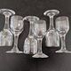 6 small vintage liqueur glasses
