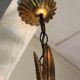 Lustre suspension "Epi de blé" vintage 1960