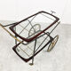 Vintage Italian serving trolley by Cesare Lacca, 1950s
