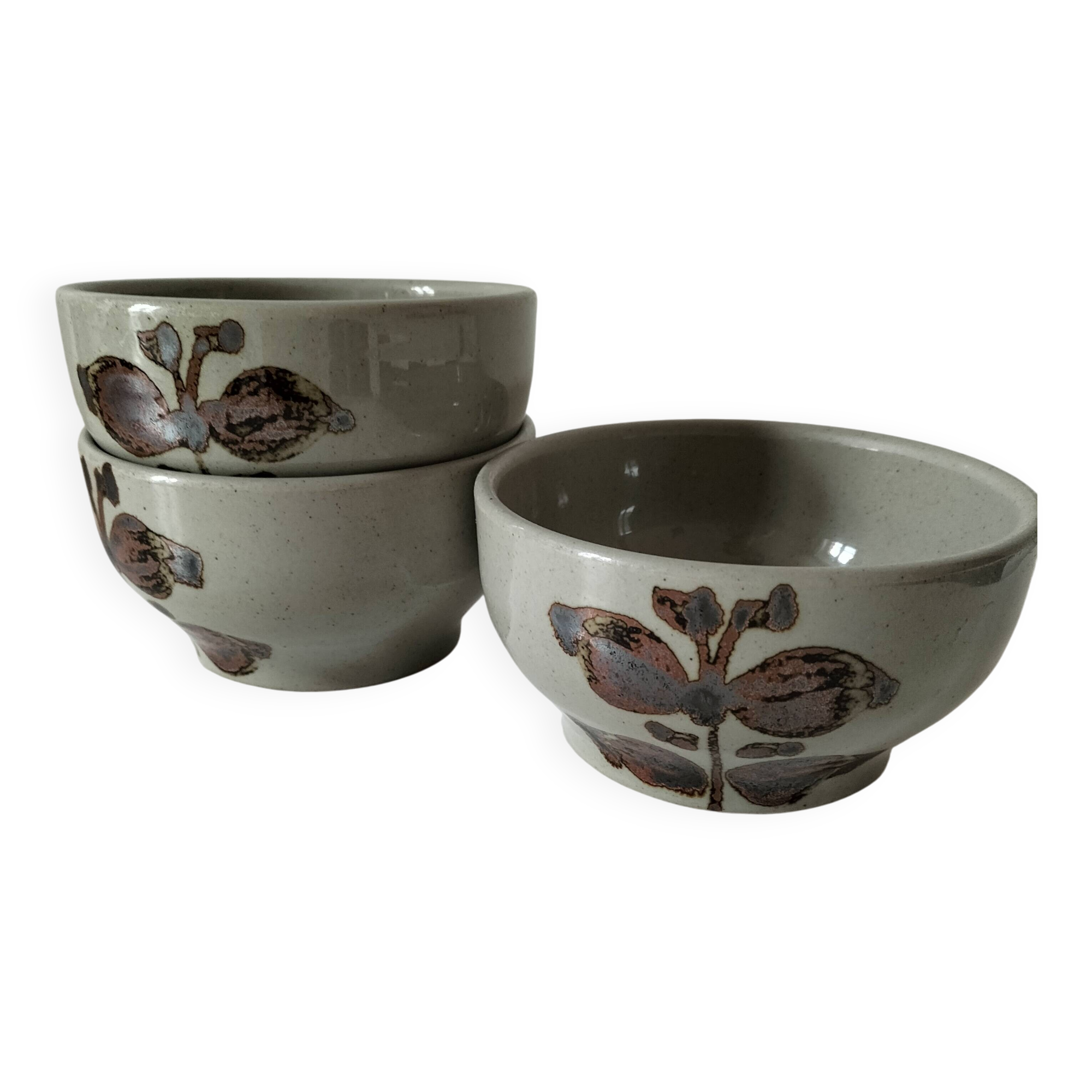 Trio bowls Grès de l'Arnon